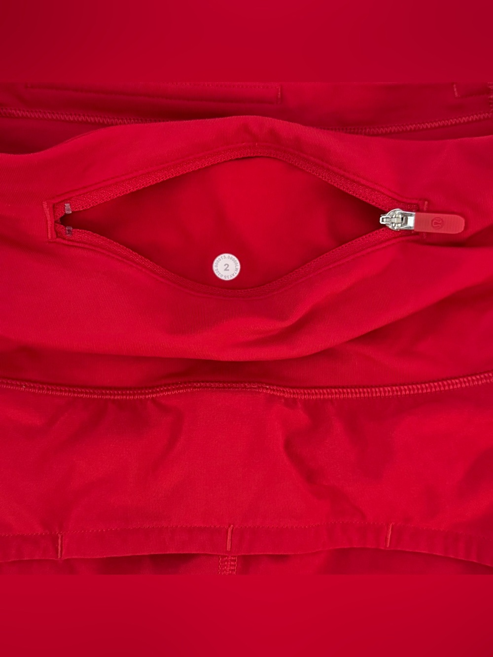lululemon athletica Speed Up High-Rise 2.5” Red - Picture 3 of 3
